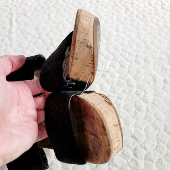 Sole Society Emilia wedge cork sandals 10 42 - Picture 10 of 16